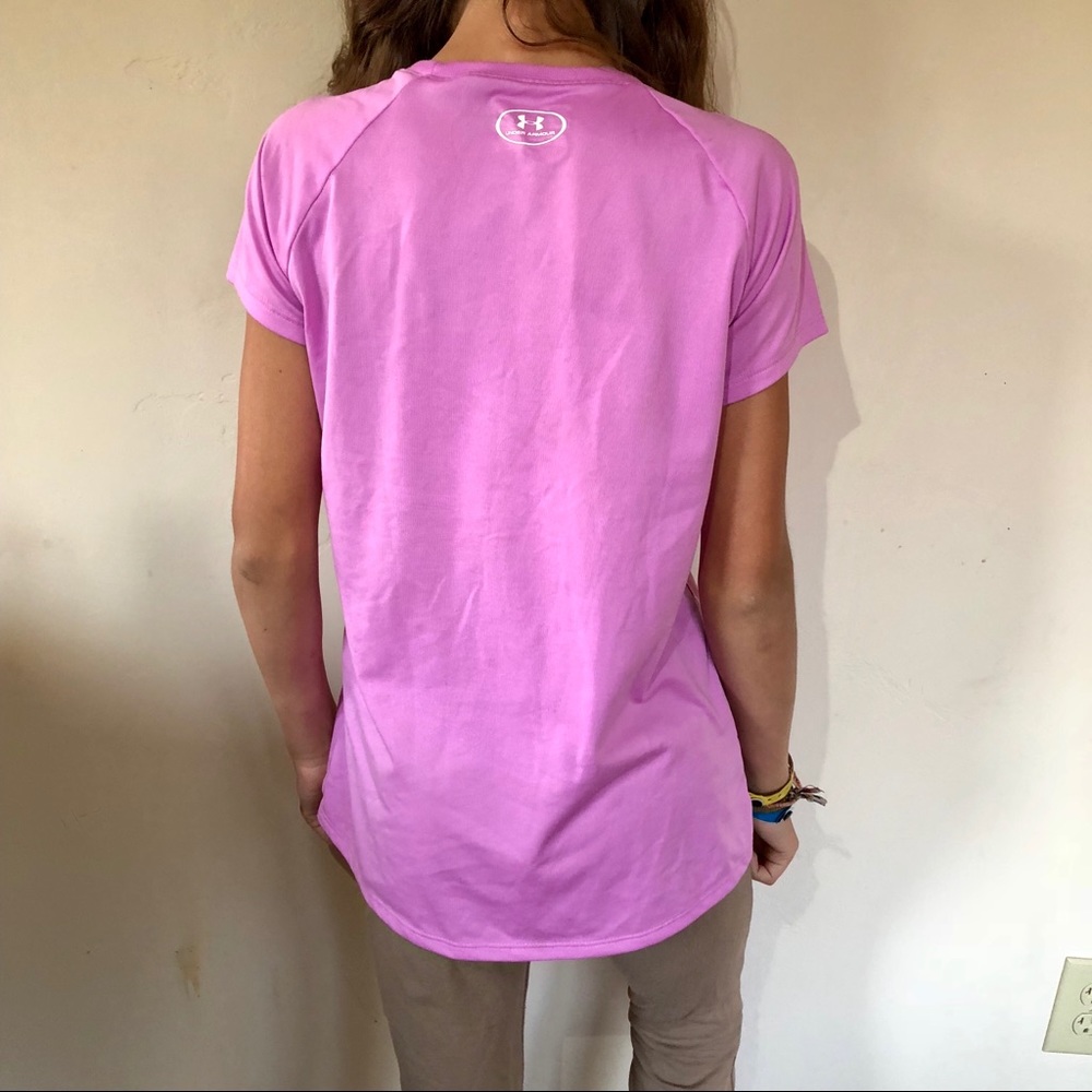 Under Armour Purple-ish Pink Shirt - Picture 3 of 8